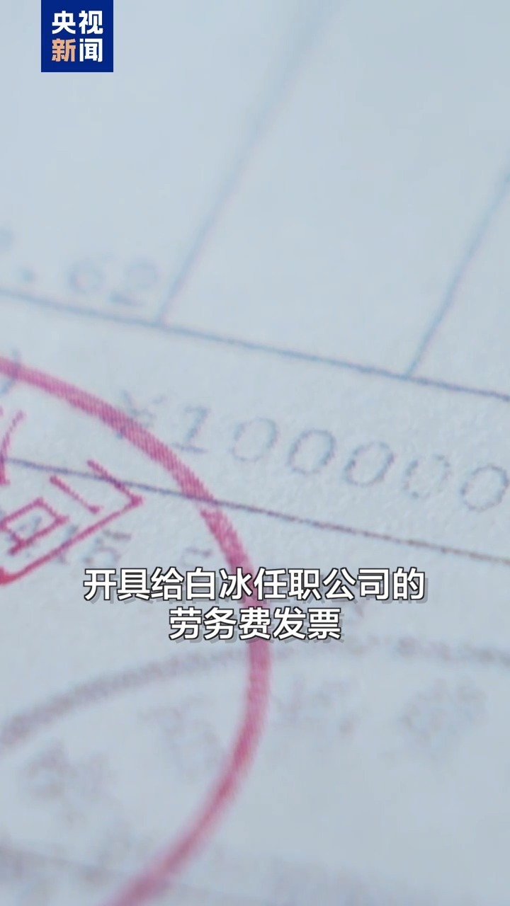 设立空壳个体户等偷逃税款 税务部门公布白冰偷税案件细节