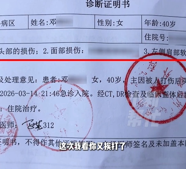 丈夫月薪6万元后频繁家暴，“在家五个半月，能打四个月”，当地公安已立案调查