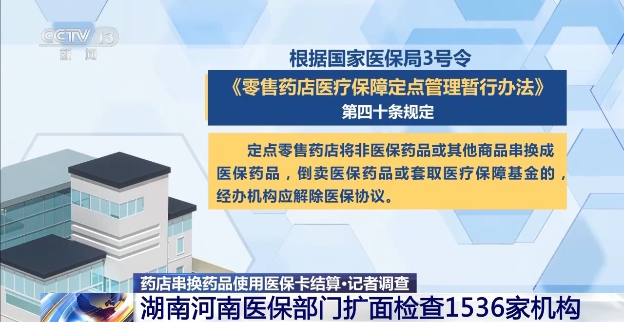 医保卡变“购物卡”？揭秘药店串换药品的“两本账”→