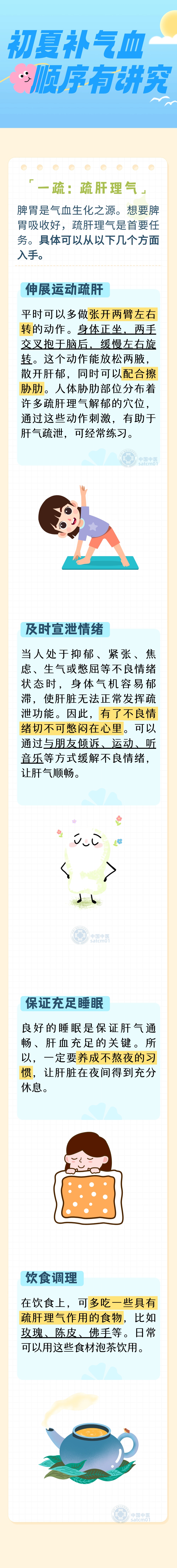 即将入夏，补气血的顺序要变一变！一疏二排三养四补，让身体更健康