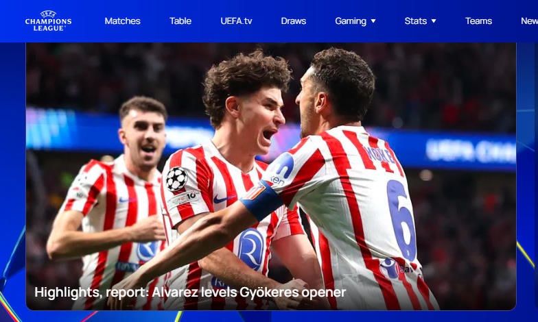 进的都是点球 欧冠半决赛首回合马竞1比1战平“枪手”