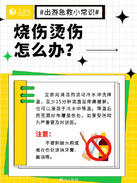 转发收藏！五一出游急救小常识
