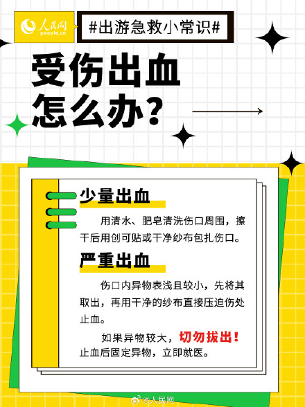 转发收藏！五一出游急救小常识