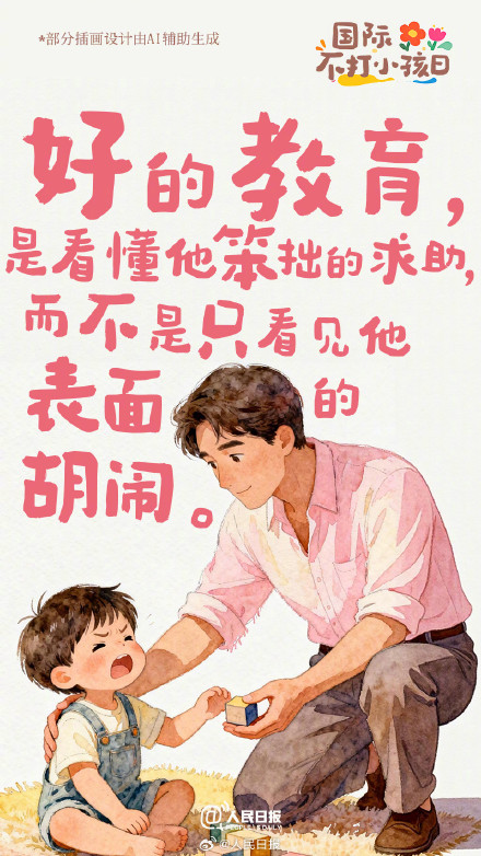 国际不打小孩日：向体罚和暴力说“不”