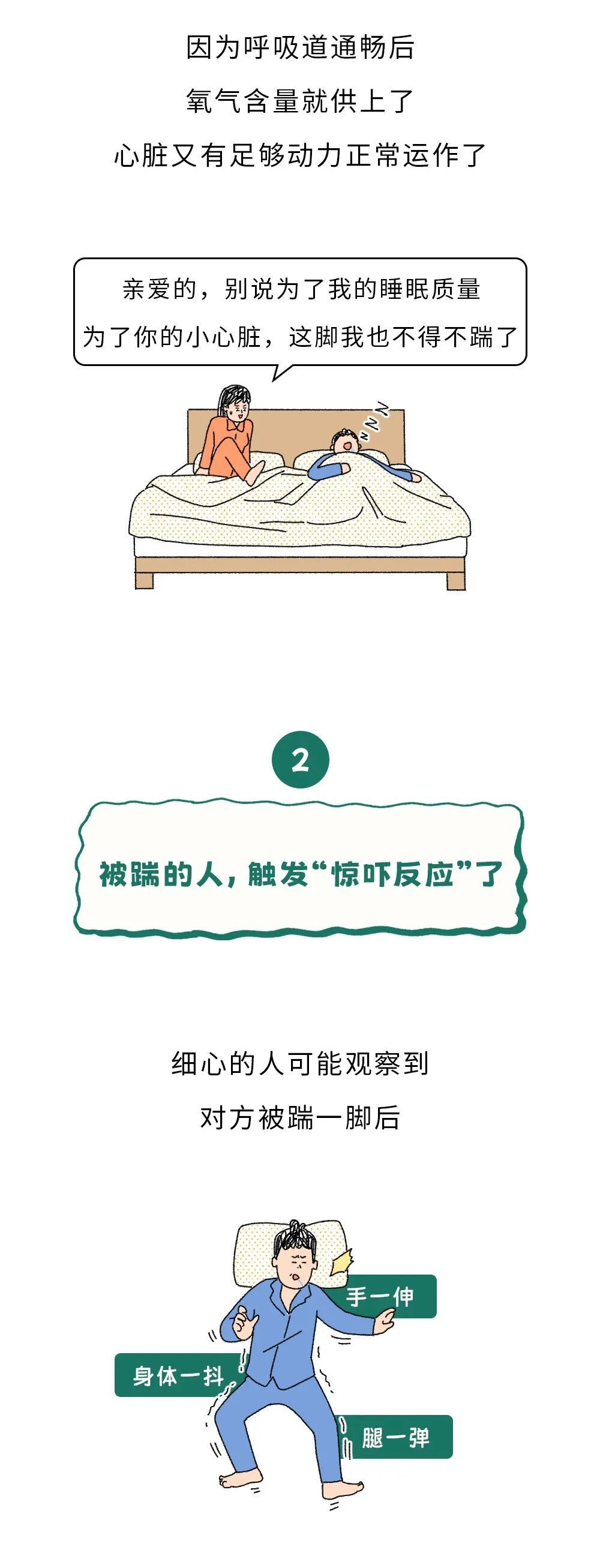 为什么踹一脚打呼噜的人，他会安静点？