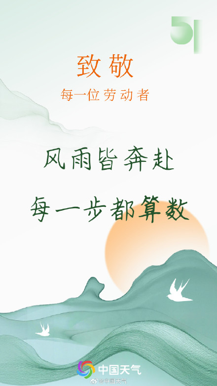 致每一位劳动者：劳动节快乐