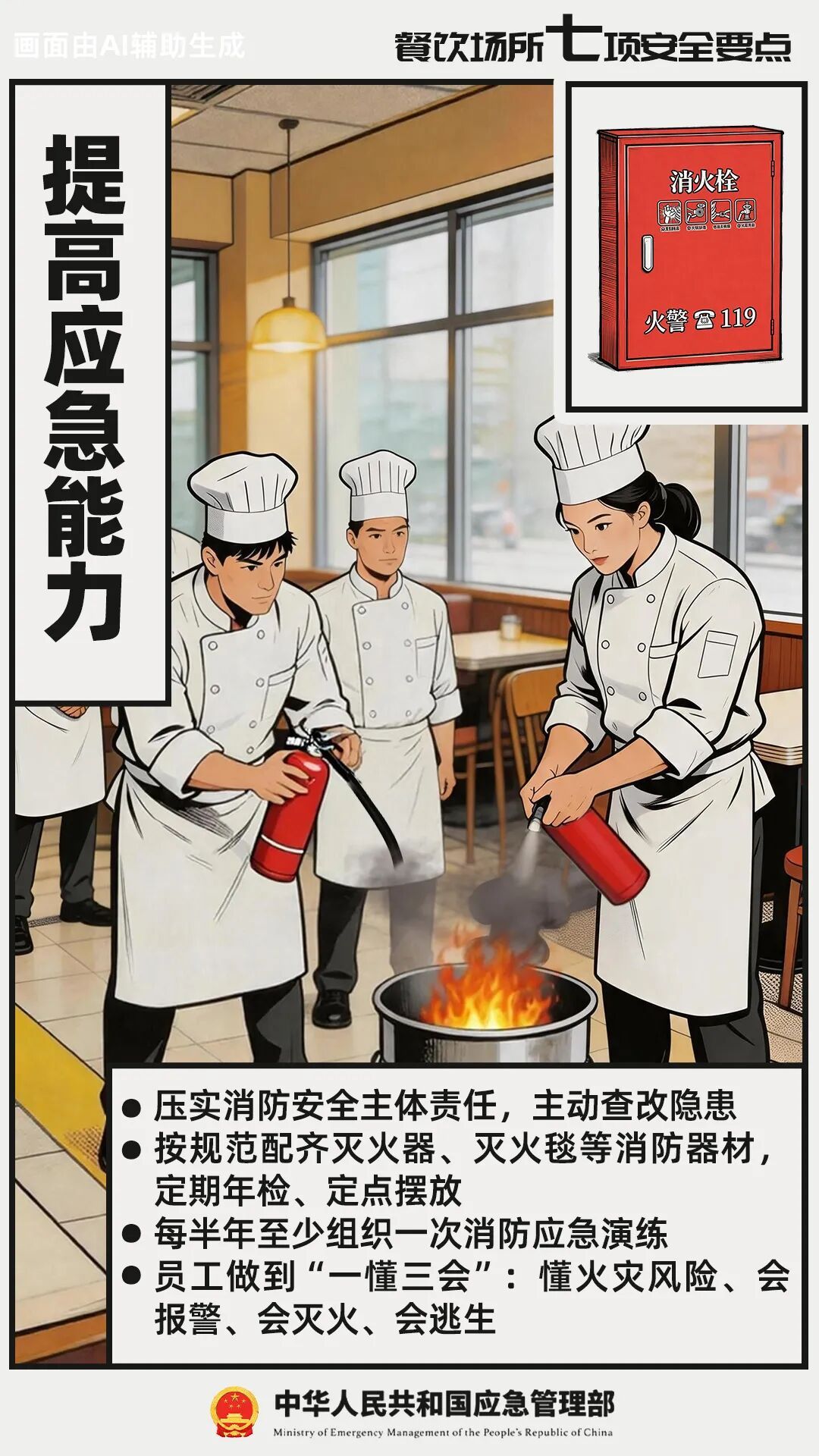 餐饮场所要注意这7项安全要点