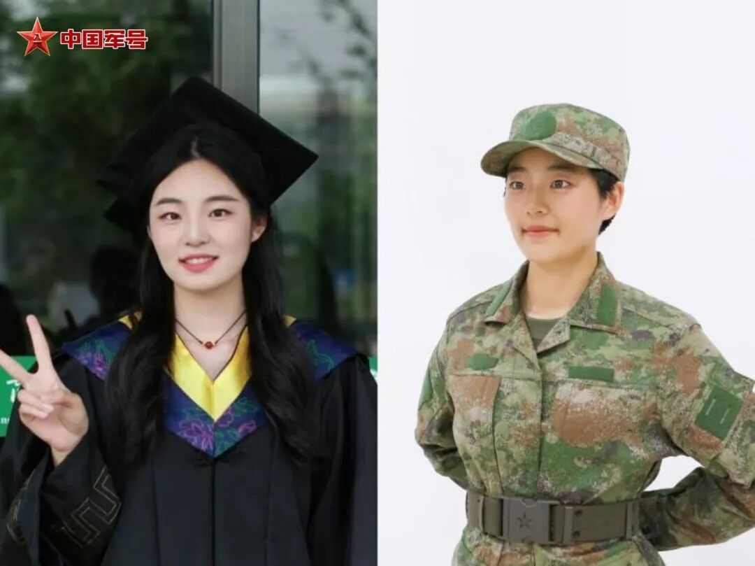 “满月”对比照丨青涩少女VS飒爽女兵→