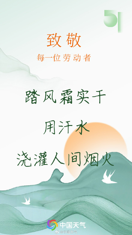 致每一位劳动者：劳动节快乐