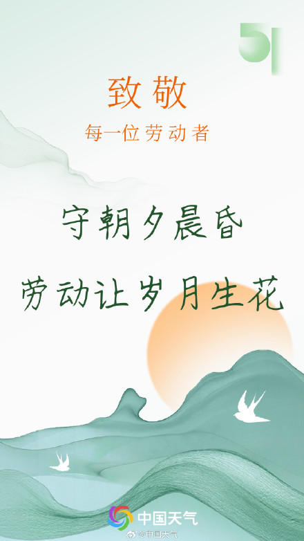 致每一位劳动者：劳动节快乐