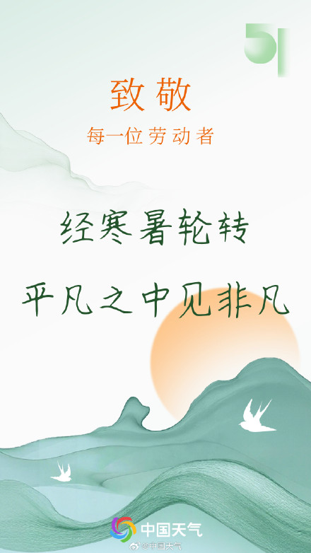 致每一位劳动者：劳动节快乐