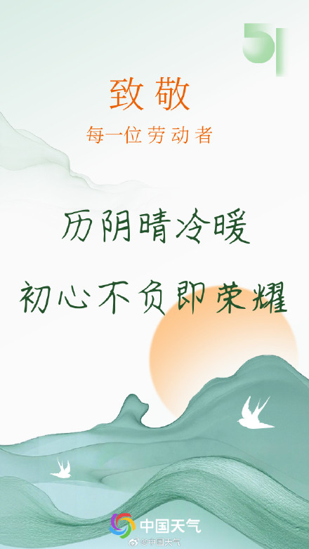 致每一位劳动者：劳动节快乐