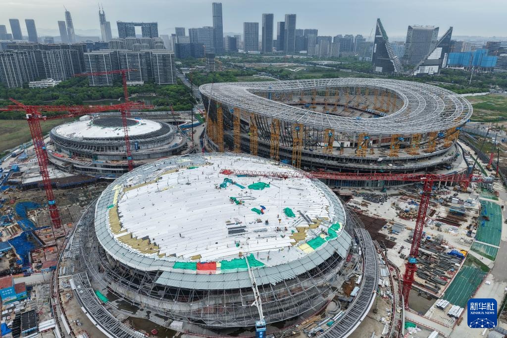 浙江杭州余杭国际体育中心项目稳步推进