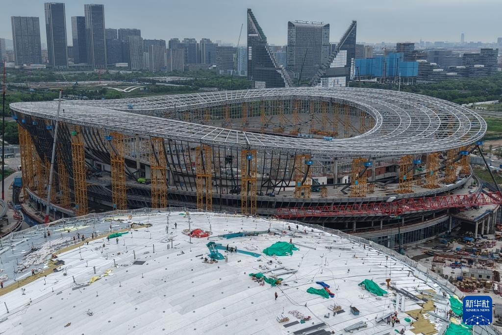 浙江杭州余杭国际体育中心项目稳步推进