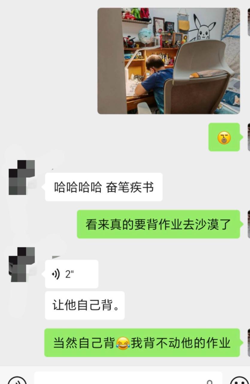 网友五一偶遇小孩哥背英语书去徒步，妈妈回应：纯粹作业没做完，人正在高铁赶作业