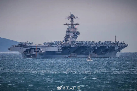美军福特号航母离开中东