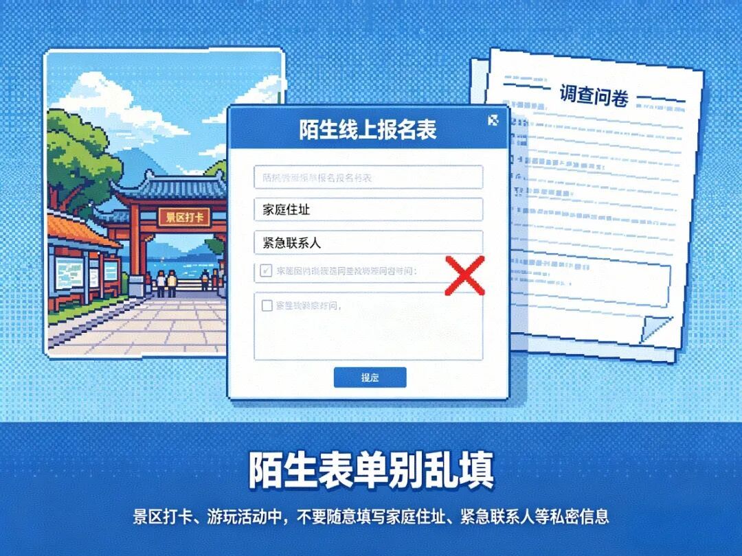 速速自查！出去玩时，你的个人信息很可能就是这样泄露的→