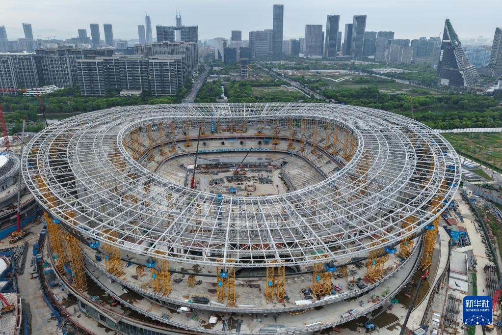 浙江杭州余杭国际体育中心项目稳步推进
