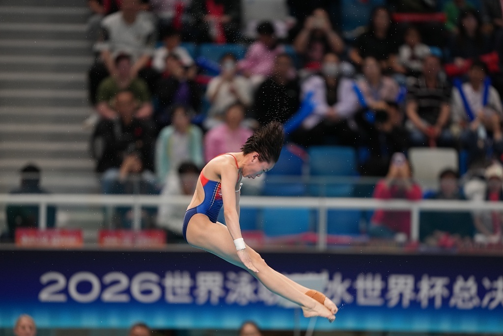 王宗源、蒋林静分获2026年世界泳联跳水世界杯最佳男、女运动员