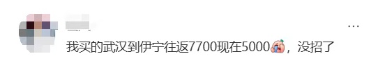 机票价格回落，有航线原价1300元降到400多元，适合错峰出游
