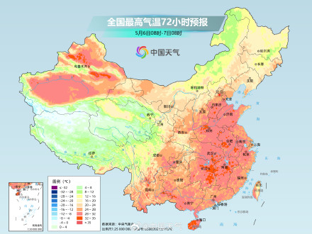 中东部多地将现今年首个30℃