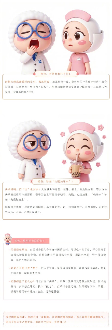 你还在熬夜、喝奶茶“续命”？快看这一篇！