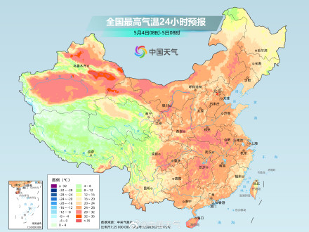 中东部多地将现今年首个30℃