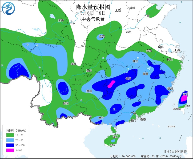 8级雷雨大风天气来袭，广东新一轮强降水即将上线