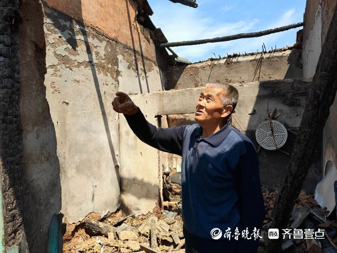 “能救出两条人命，值了！”即墨68岁老人火海救人