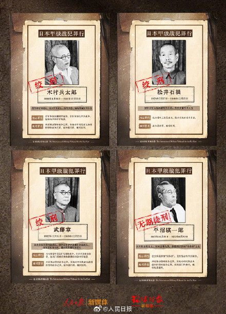 罪与罚：东京审判28名甲级战犯罪行全记录