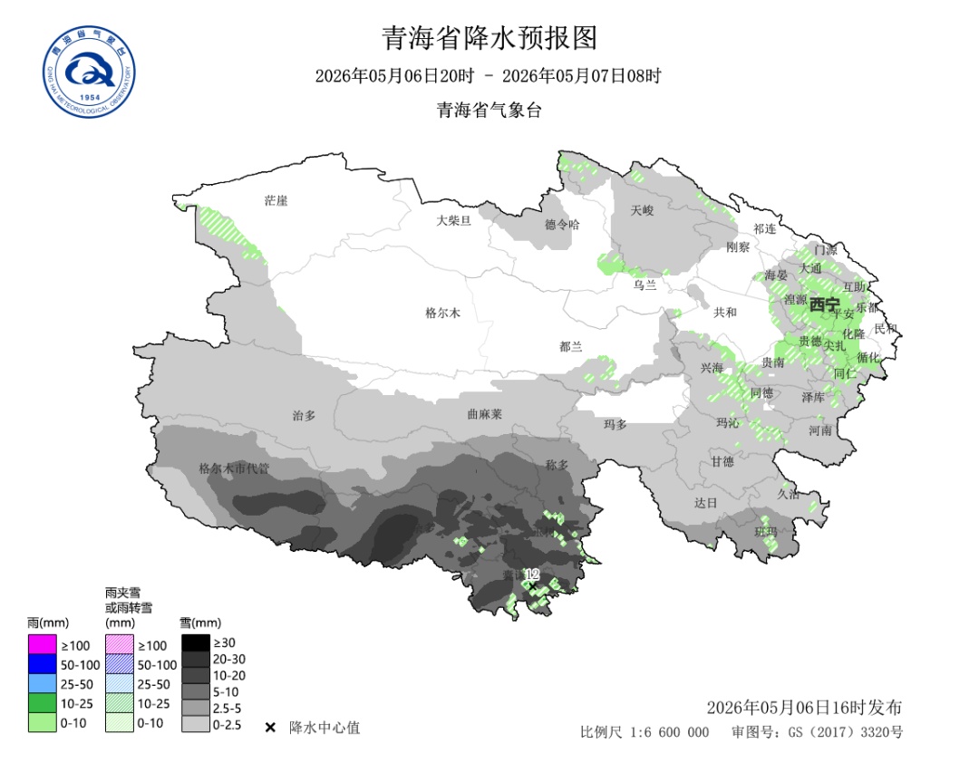 今夜开始青海迎来大范围雨雪天气，这些地方有大到暴雪