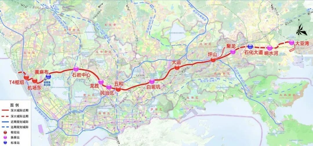 坪山⇌机场仅40分钟！深大城际有新进展