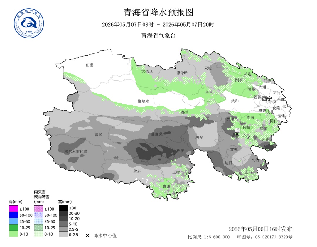 今夜开始青海迎来大范围雨雪天气，这些地方有大到暴雪