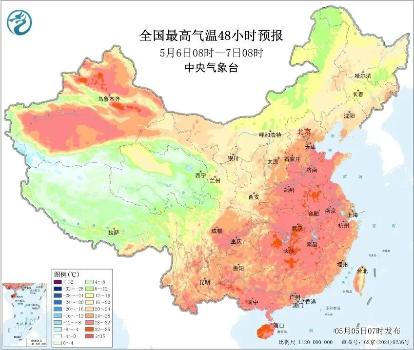 上海节后工作日晴暖开场，最高温逼近30℃，下一场雨在这天