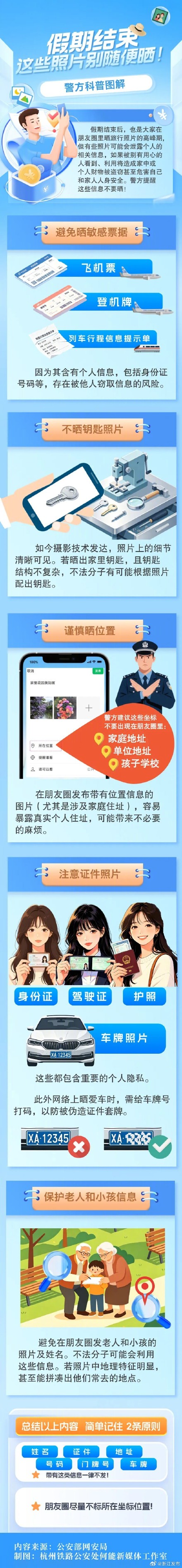 假期结束，这些照片千万别随便晒！