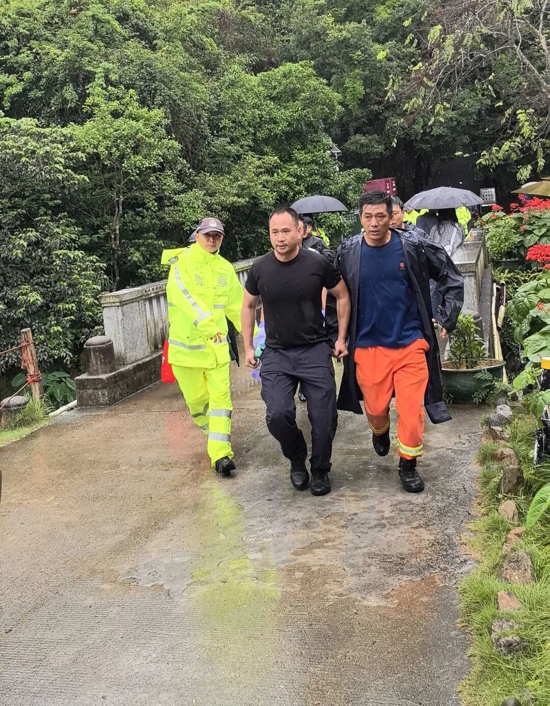深圳一男子称妈妈在马峦山附近失联，公安冒雨连夜搜山18小时