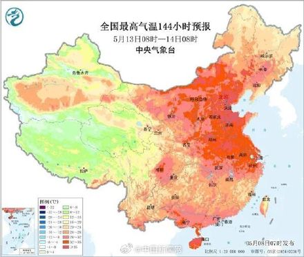 北方今年首轮高温要来了 注意防暑