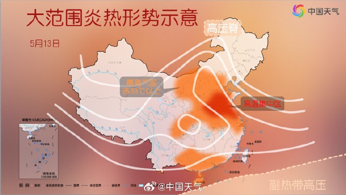35℃→37℃→40℃！被首轮高温锁定，河南“红了”：不仅高温城市多，持续时间也最长
