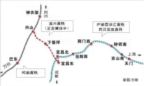 新高铁通车时间定了！武汉4小时到重庆
