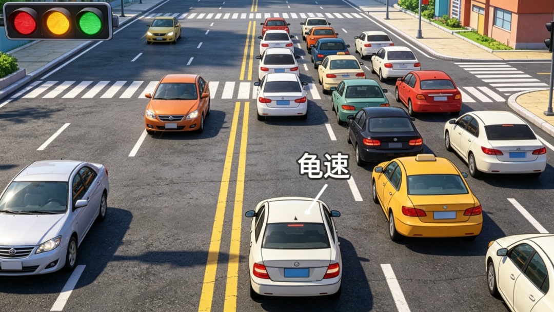 遇到龟速行驶，你生气吗？