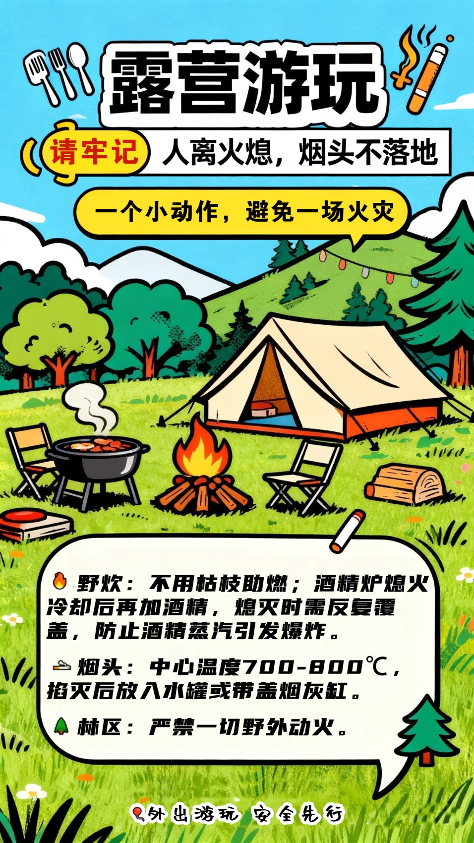 支个帐篷去露营？等等，先看完这篇再出发！