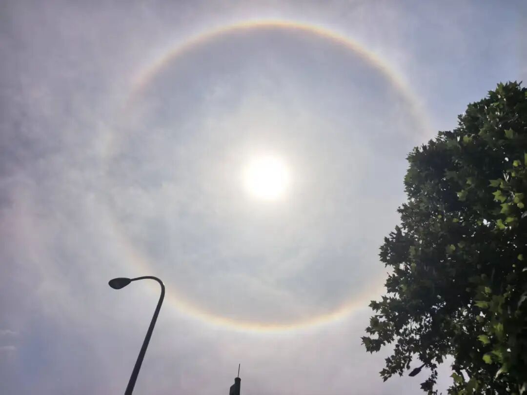 重庆天空现“日晕” &nbsp;你拍到了吗？