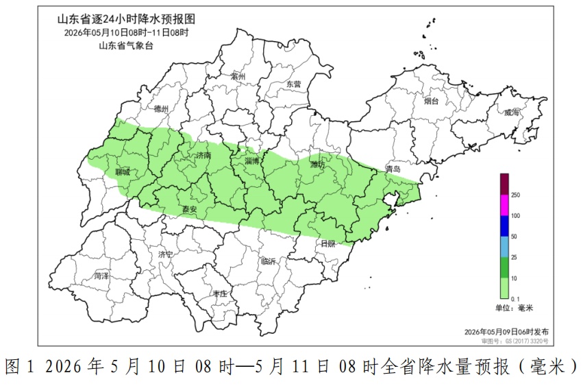 10日白天风力减弱，北方今年首轮大范围高温天气即将登场