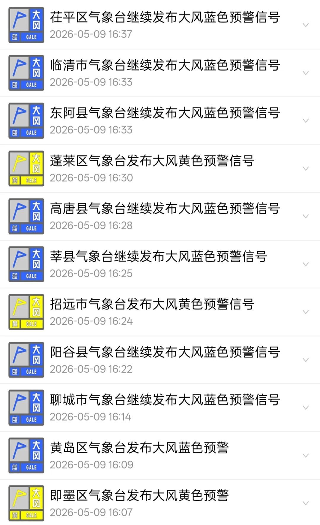 山东大风黄色、蓝色预警继续生效！温馨提示：在外别多话，张嘴就灌一肚子风……