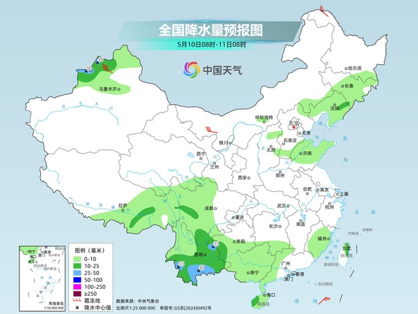 未来四天北方炎热天气持续 南方明起迎新一轮降雨过程