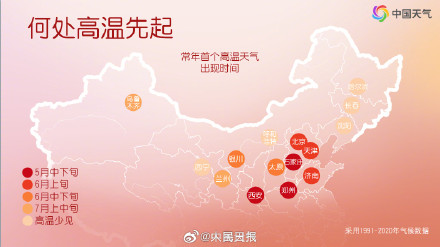 北方短袖短裤大面积出场了