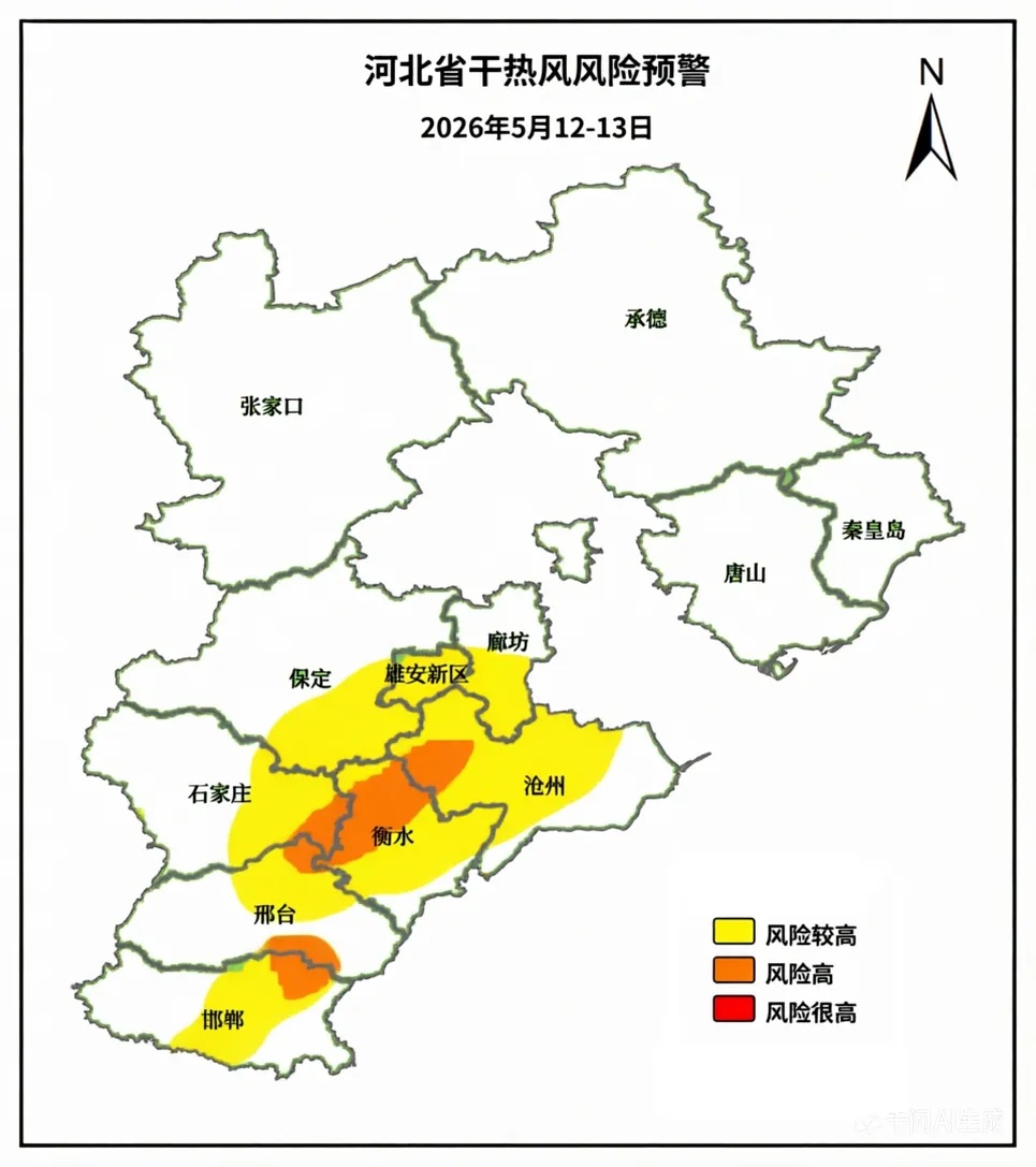 预警！警惕“干热风”气象灾害！河北多部门联合发布→