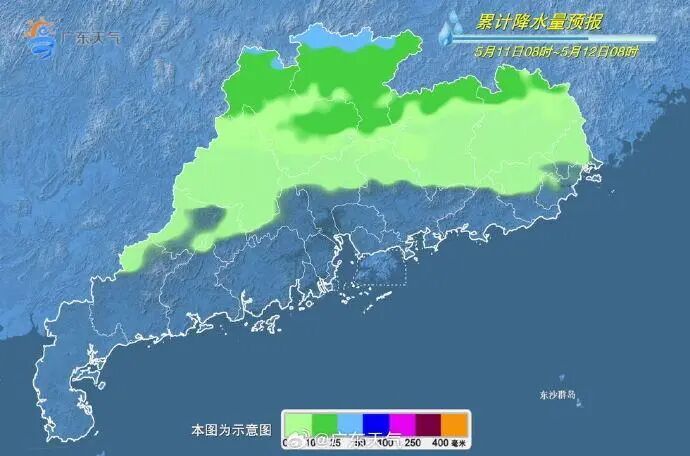 注意！雨雾、雷雨、强降水将在广东轮番上阵