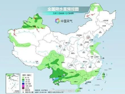 南方新一轮较强降雨来袭 四川局地将有中到大雨