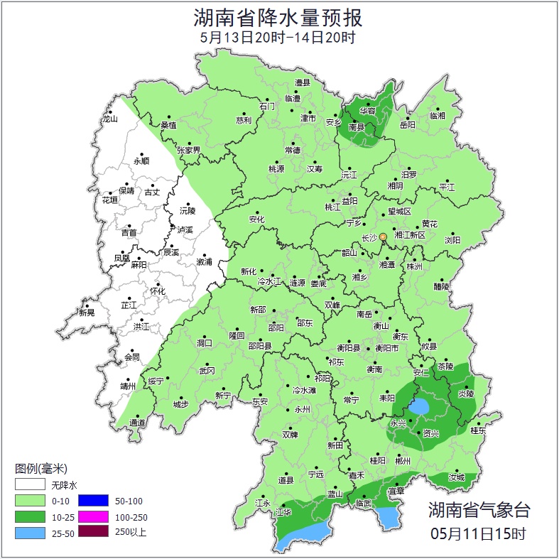 明起湖南再迎较强降水过程，局地暴雨！省应急委办公室发布汛情提醒